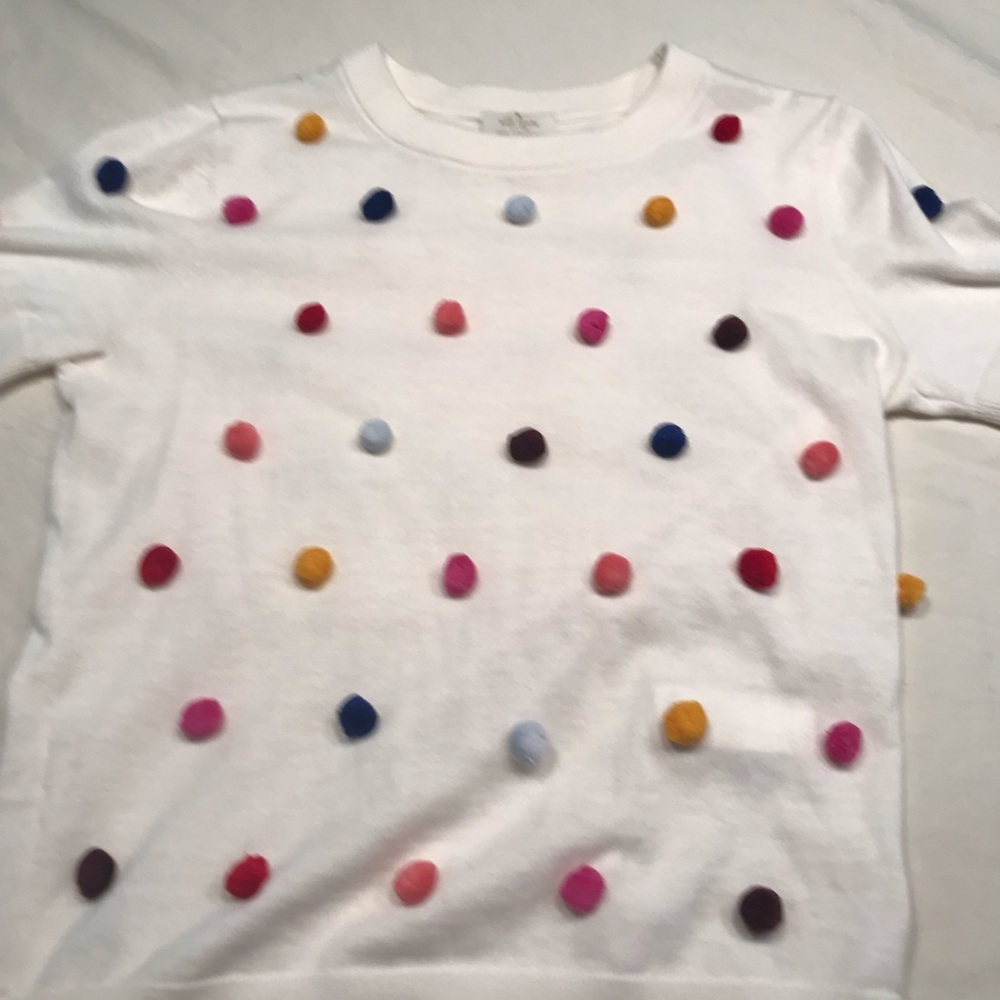 Short sleeve sweater